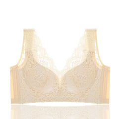 Back Buckle Wireless Side Breast Drawing Bra