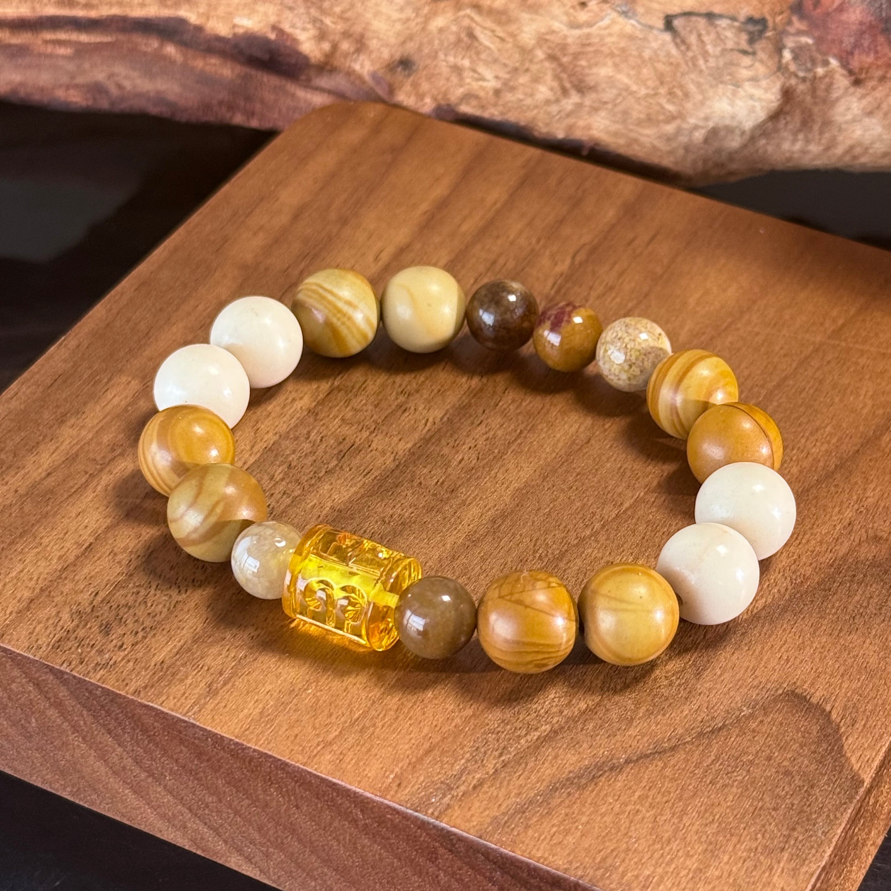 Low-Saturation Earth Tones | A Gentle and Luxurious Citrine & Multi-Gemstone Bracelet