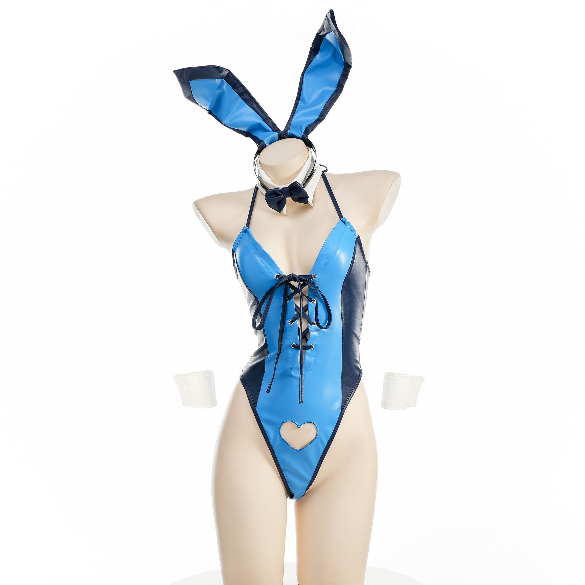 Bunny Police V-Neck Bodysuit Costume