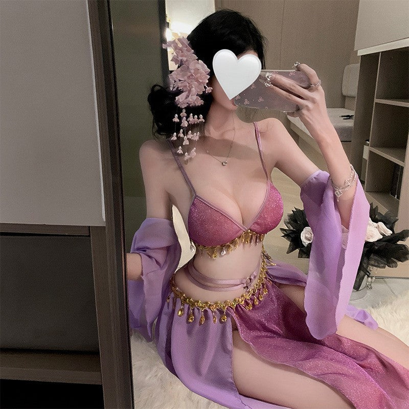 Lace-up Backless Chiffon Ancient Style Lingerie