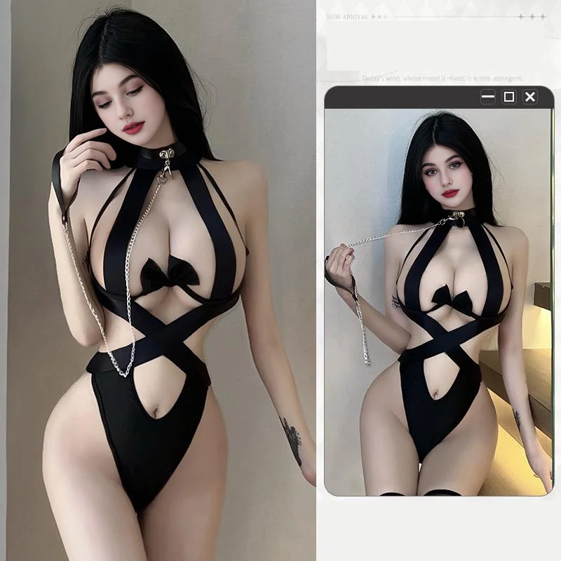 Elastic Binding Lingerie Set