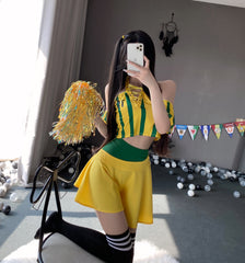 Football Cheerleading Enthusiasm Skirt Outfit
