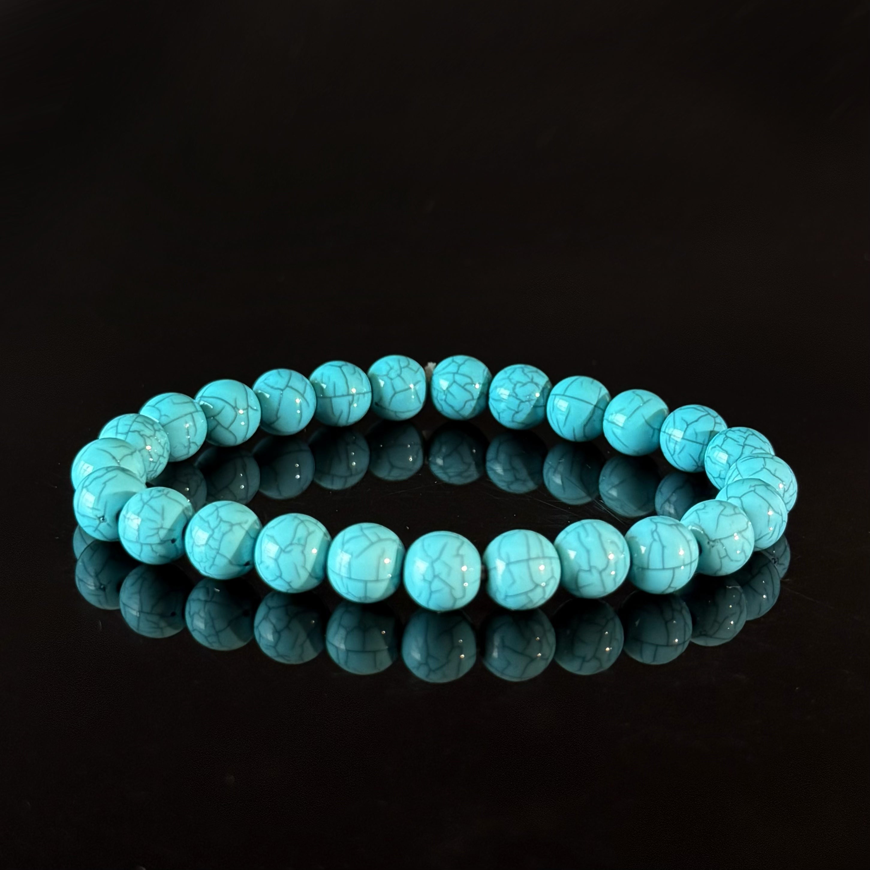 Sagittarius Zodiac Bracelet Set – Turquoise & Hematite Beaded Bracelets