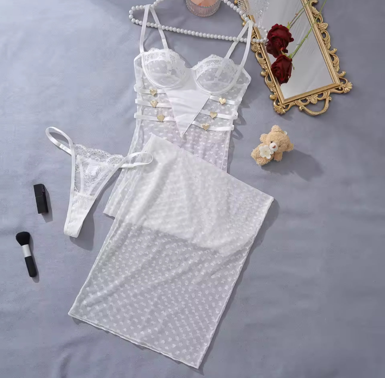 Malta Sheer Nightdress