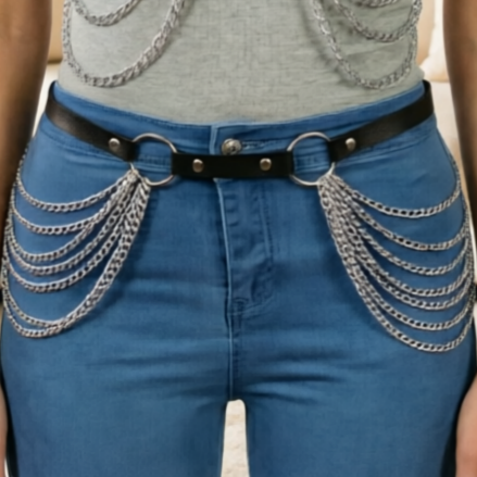 Binding Body Chains Waist Chain Chest Necklace Suit