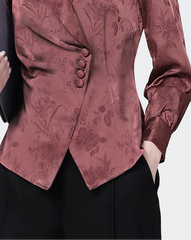 Elegant Slim Button-down Top