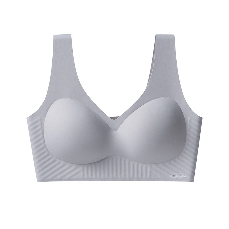 Fixed Cup Tank Top Breathable Sports Bra