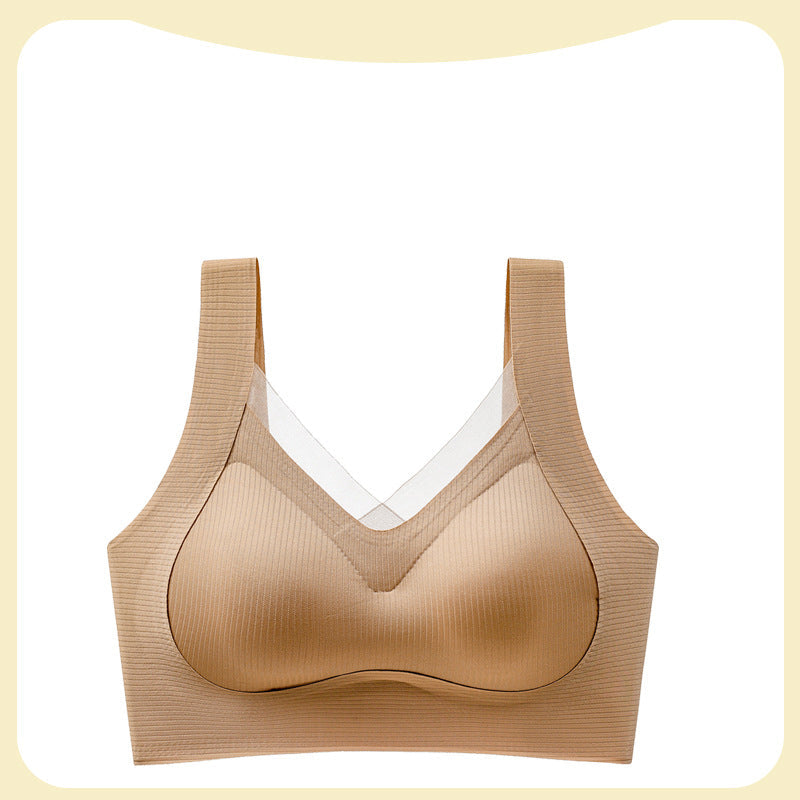 Seamless Push-Up Breast Reduction Anti-sagging Sports Bra