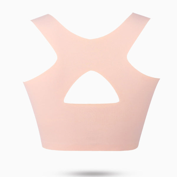 Front Button No Steel Ring Breathable Bra