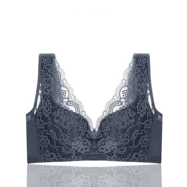 Back Buckle Wireless Side Breast Drawing Bra