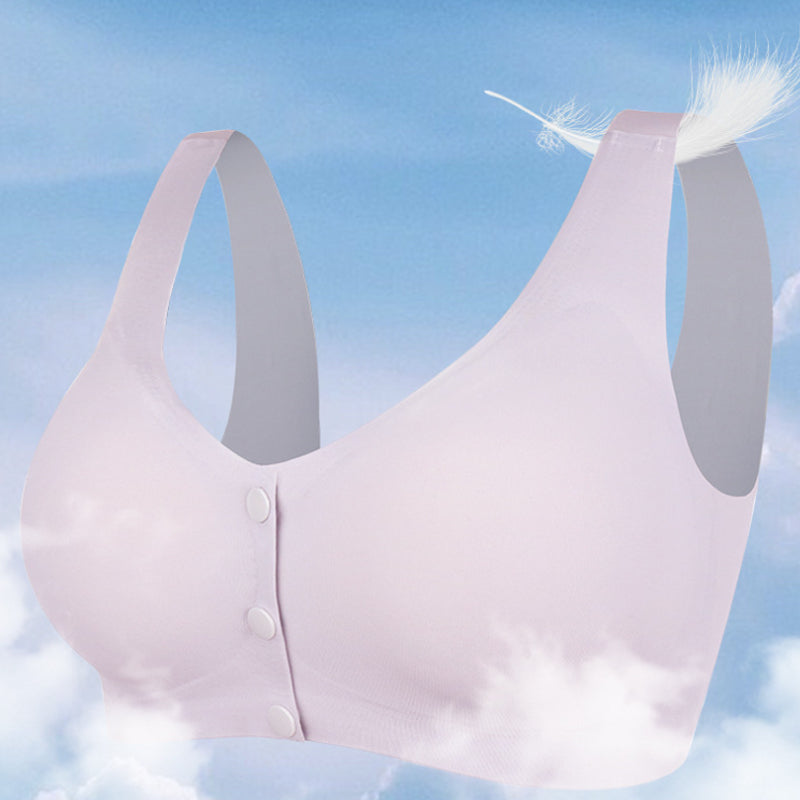 Breathable Tank Front Button Bra