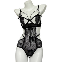 Cutout Skinny Lace Free Lingerie