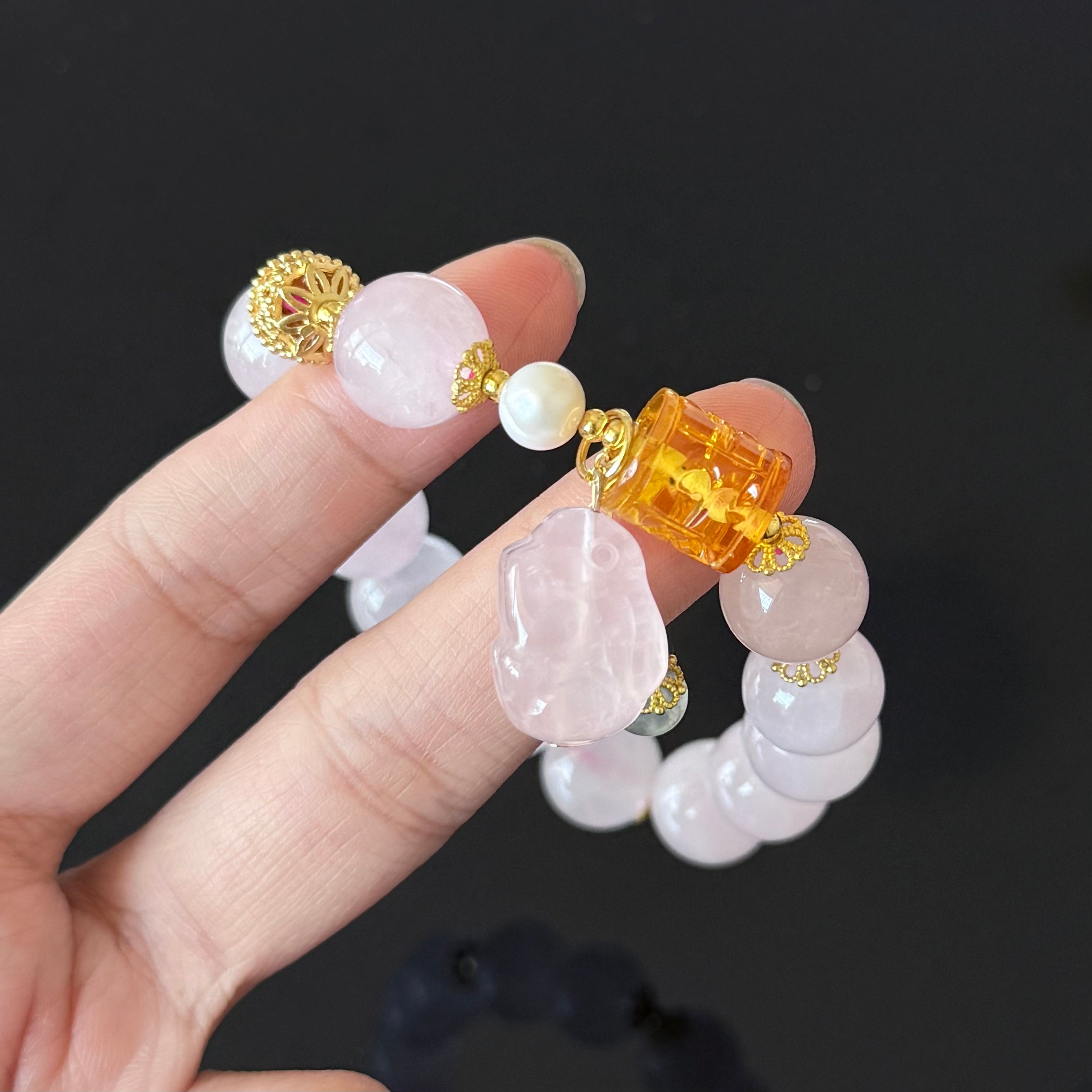 Rose Quartz Love Healing Bracelet