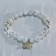 Gentle Growth Bracelet | Moonstone Clear Quartz for Soft Power & Self-Love