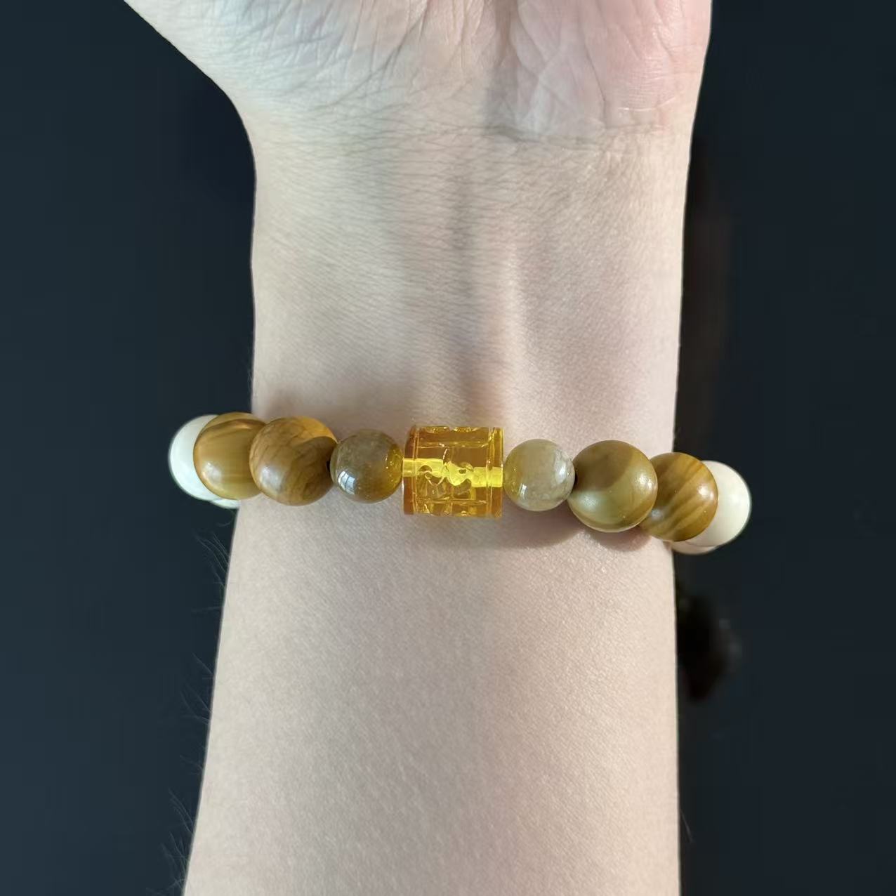Low-Saturation Earth Tones | A Gentle and Luxurious Citrine & Multi-Gemstone Bracelet