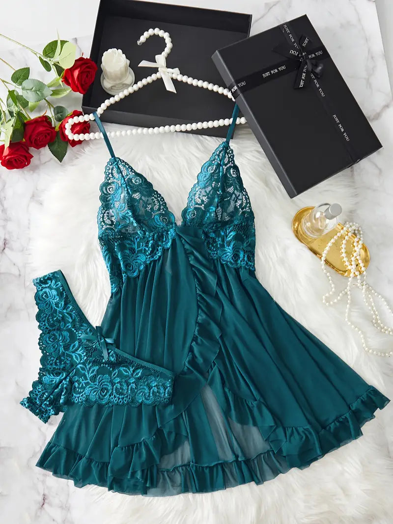 LacyNightyâ„?Lace Lash Set