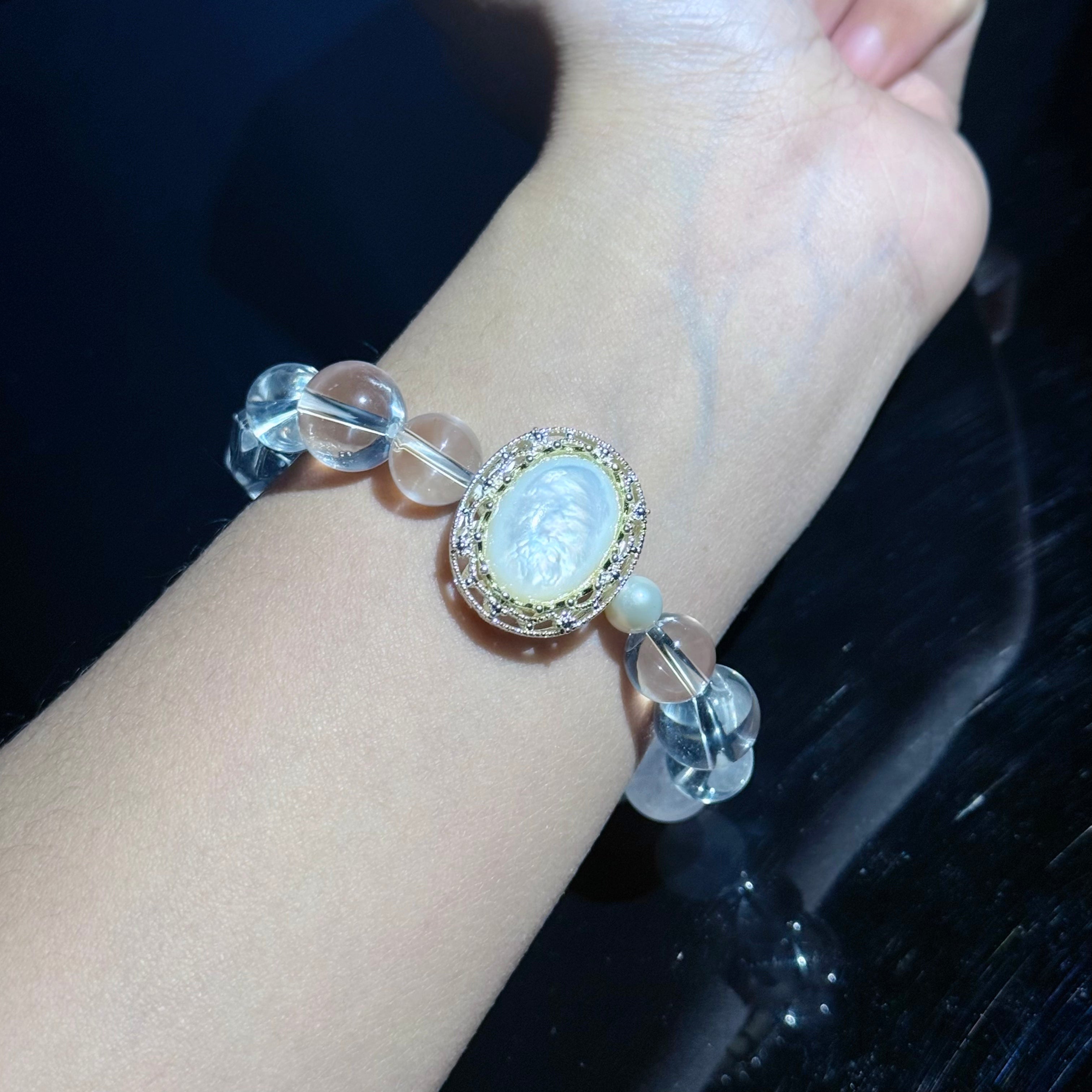 Love, Healing & Divine Protection Zodiac Crystal Bracelet for Libra & Pisces