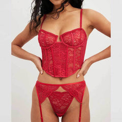 Push Up Corset Bra and Panty Sets