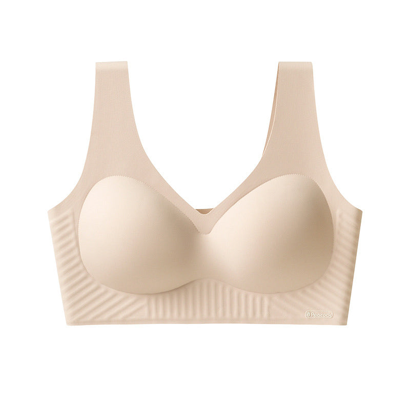 Fixed Cup Tank Top Breathable Sports Bra
