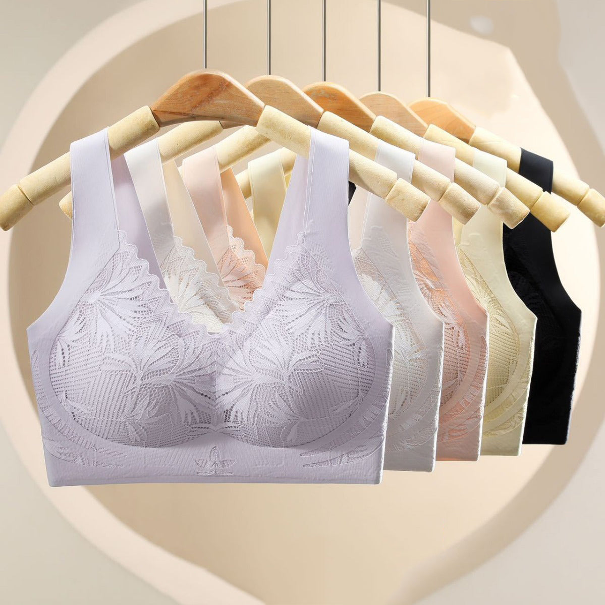 Push-Up Anti-exposure and Anti-sagging Breathable Bra