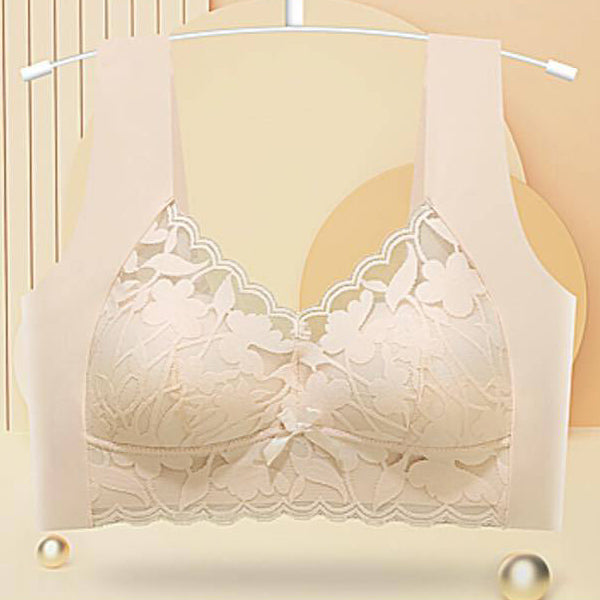 Ultra-thin Lace Comfortable Fixed Cup Anti-sagging Underwear