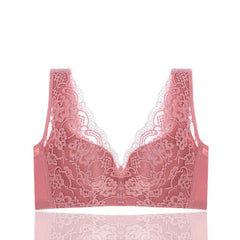 Back Buckle Wireless Side Breast Drawing Bra