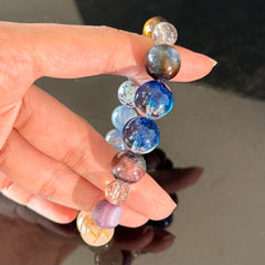 Sagittarius Zodiac Multi Crystal Bracelet