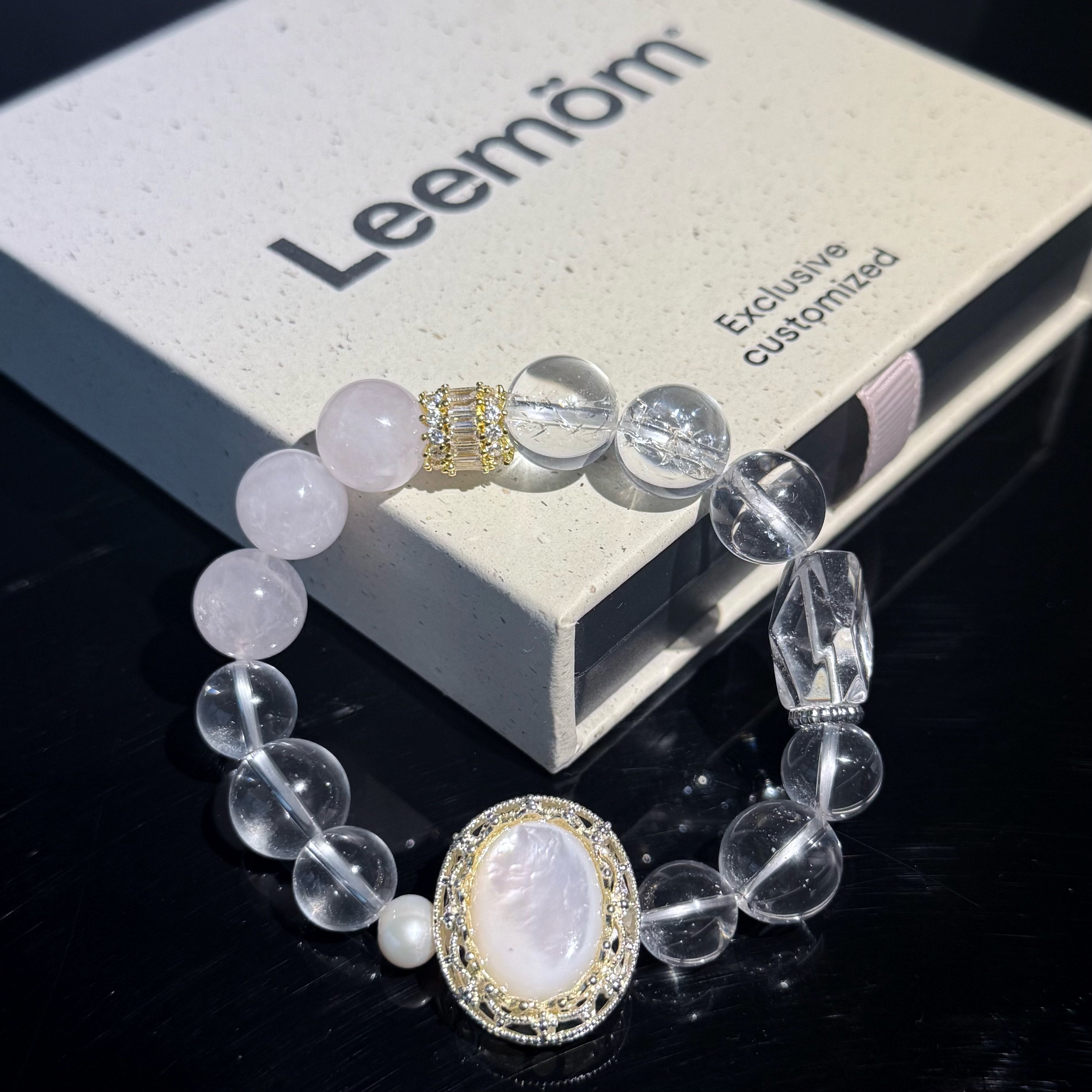 Love, Healing & Divine Protection Zodiac Crystal Bracelet for Libra & Pisces