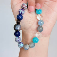 Ocean Blue Gemstone Bracelet