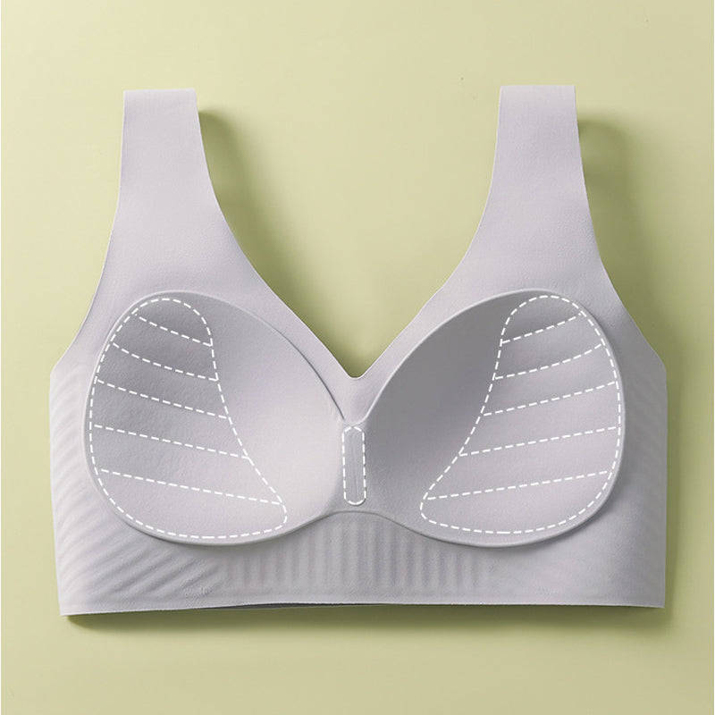 Fixed Cup Tank Top Breathable Sports Bra
