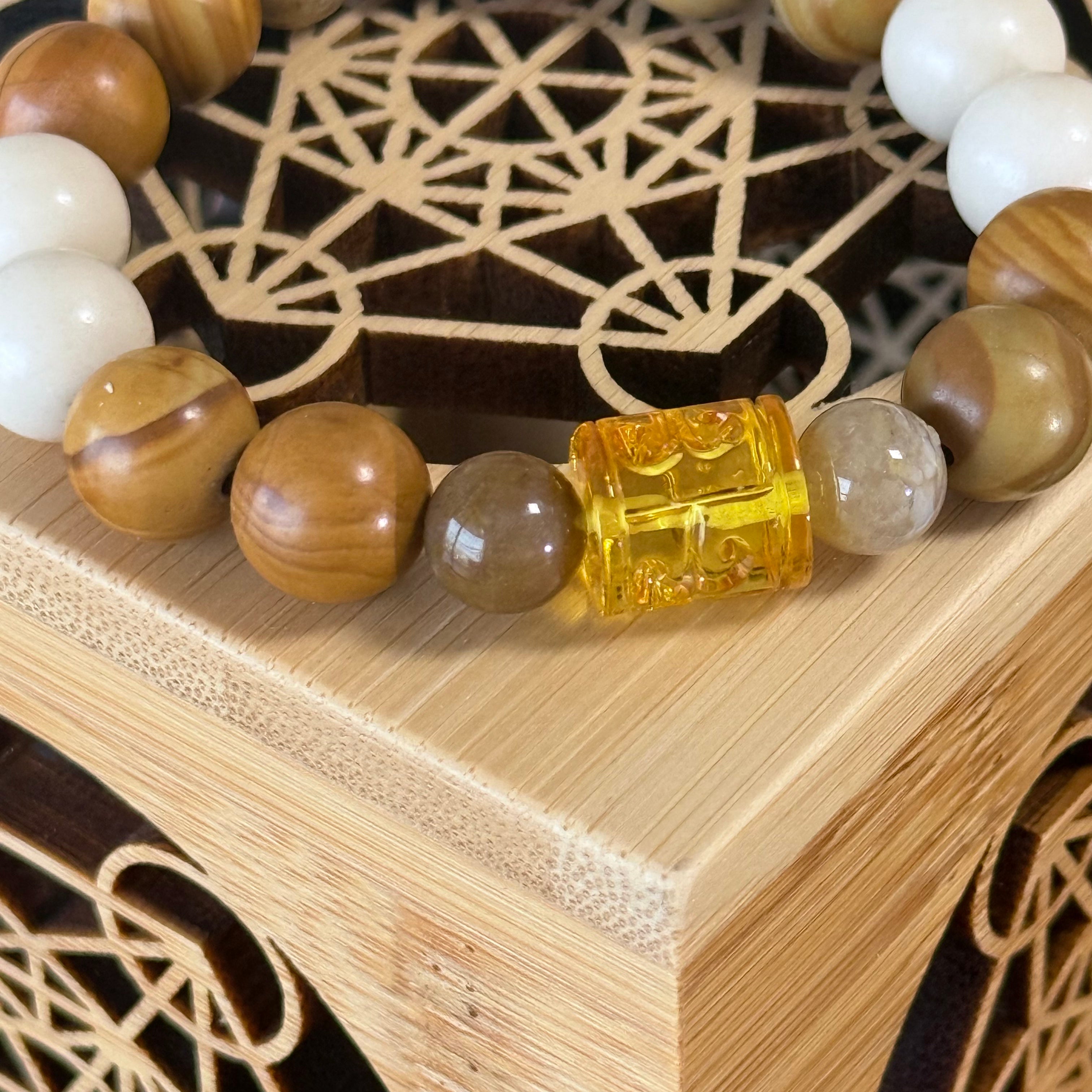 Low-Saturation Earth Tones | A Gentle and Luxurious Citrine & Multi-Gemstone Bracelet