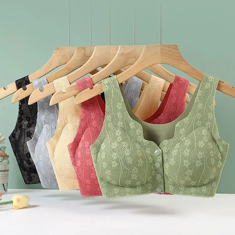 front button push-up comfortable underwear