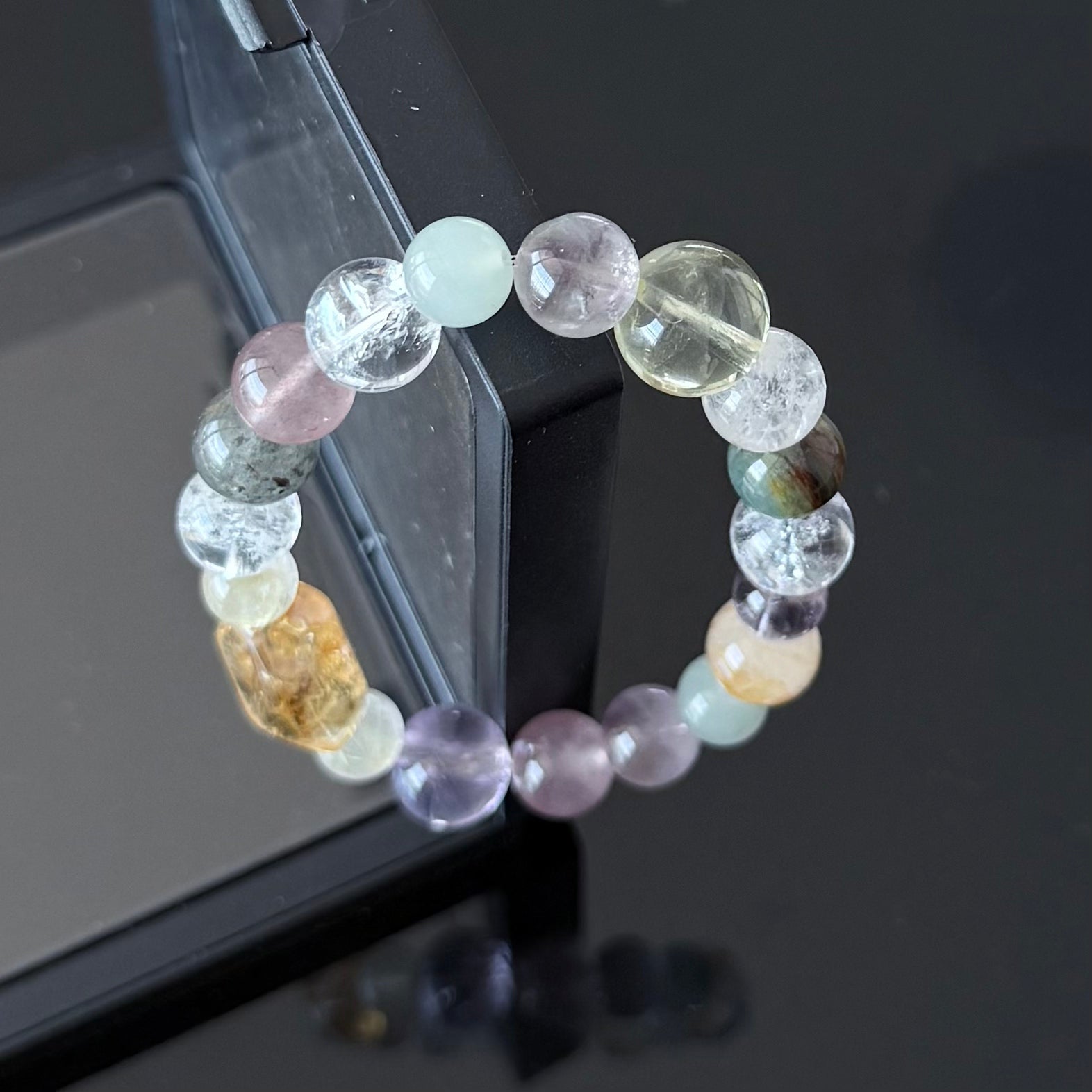 Natural Citrine Raw Crystal Bracelet