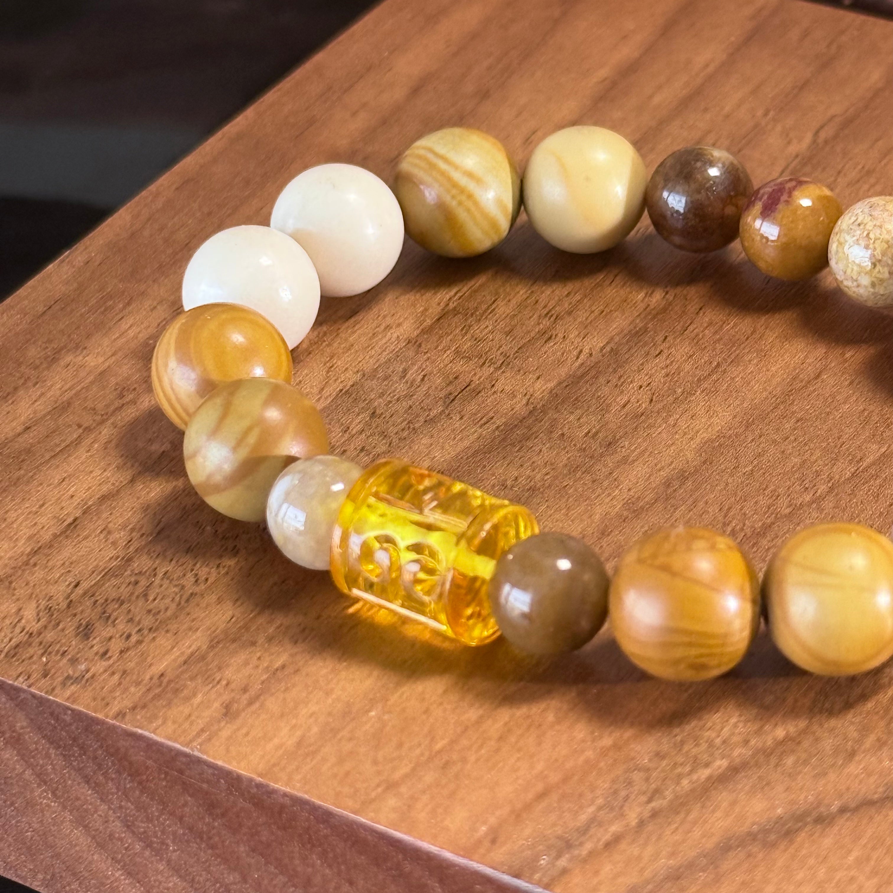 Low-Saturation Earth Tones | A Gentle and Luxurious Citrine & Multi-Gemstone Bracelet