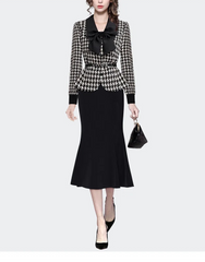 Lovely Bow Detail Short Coat