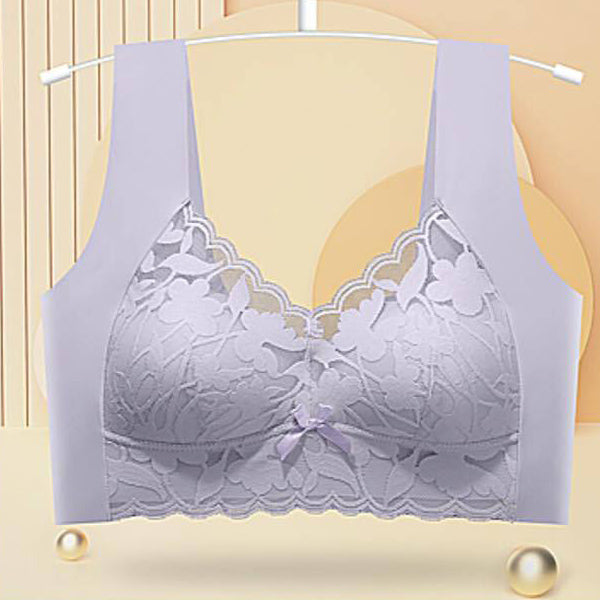 Ultra-thin Lace Comfortable Fixed Cup Anti-sagging Underwear