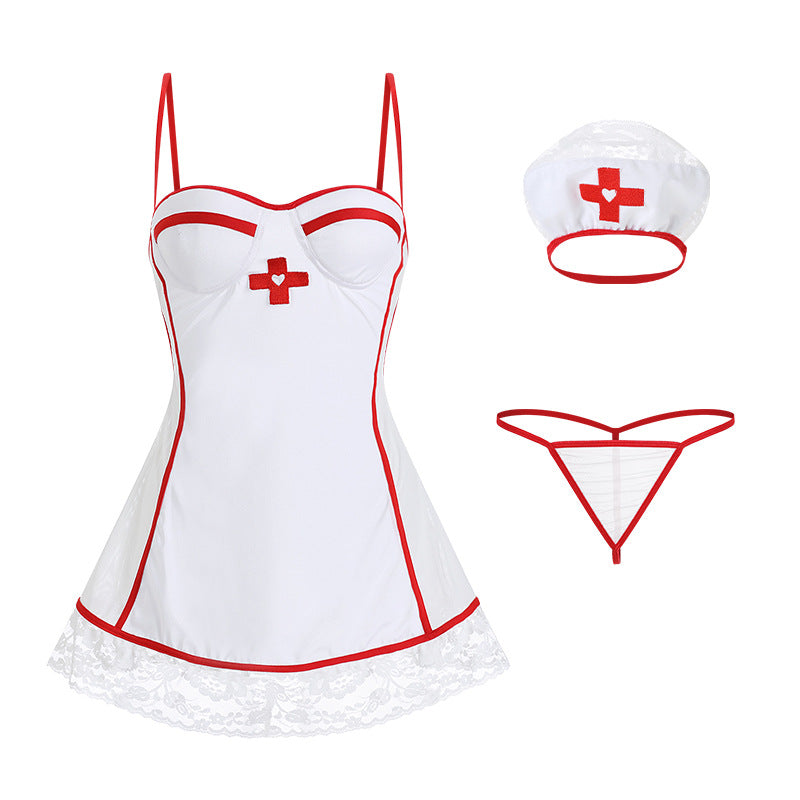 Sweet Nurse Role-playing Lingerie Set