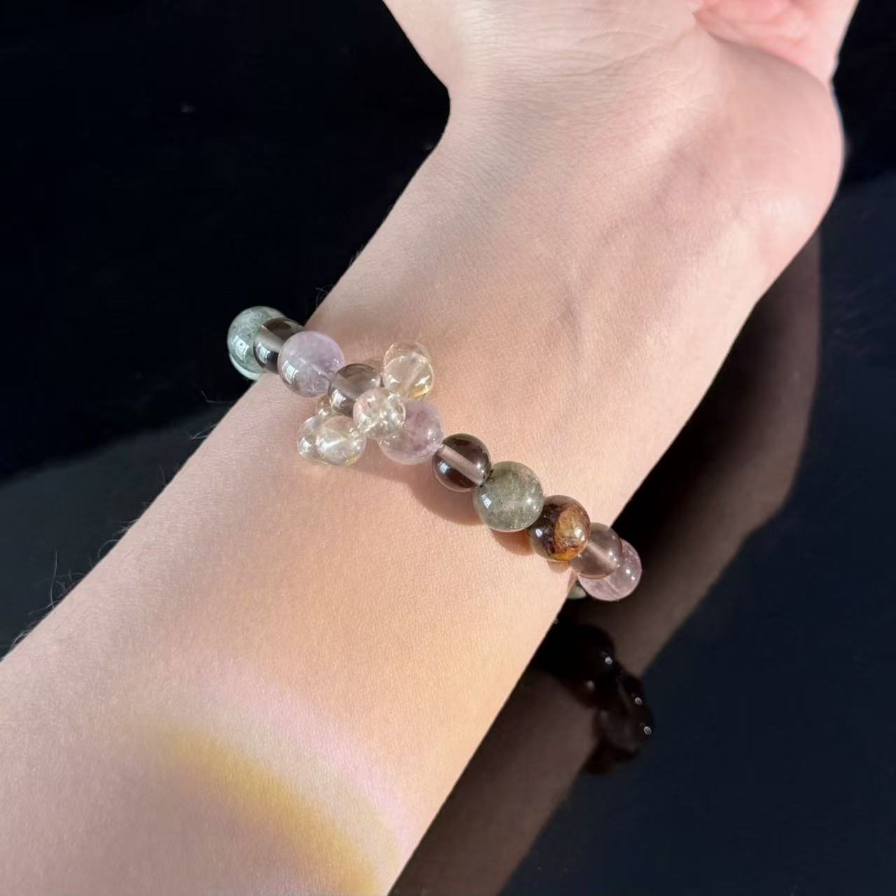 Handcrafted Natural Multi-Gemstone & Crystal Bracelet Healing Bracelet