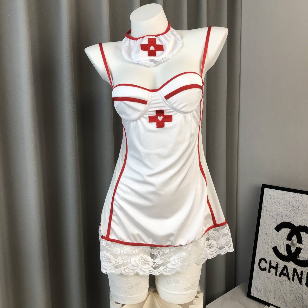 Sweet Nurse Role-playing Lingerie Set