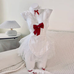 Sweetheart Maid Cosplay Uniform Bow Set