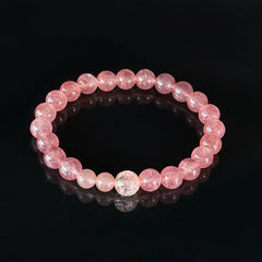 Strawberry Quartz Bracelet for Taurus