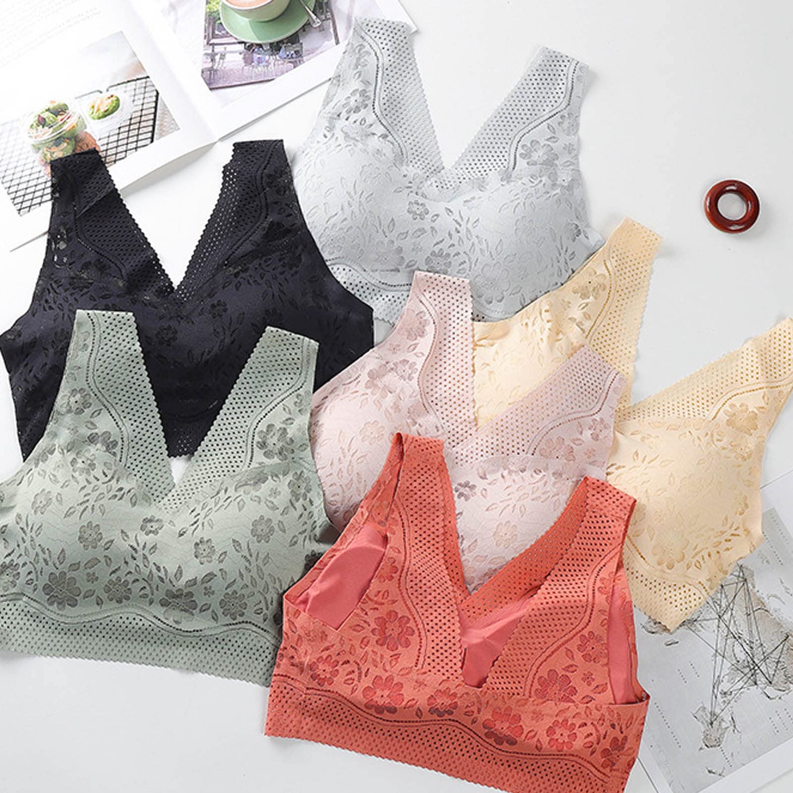 Thin Seamless Breathable Bra