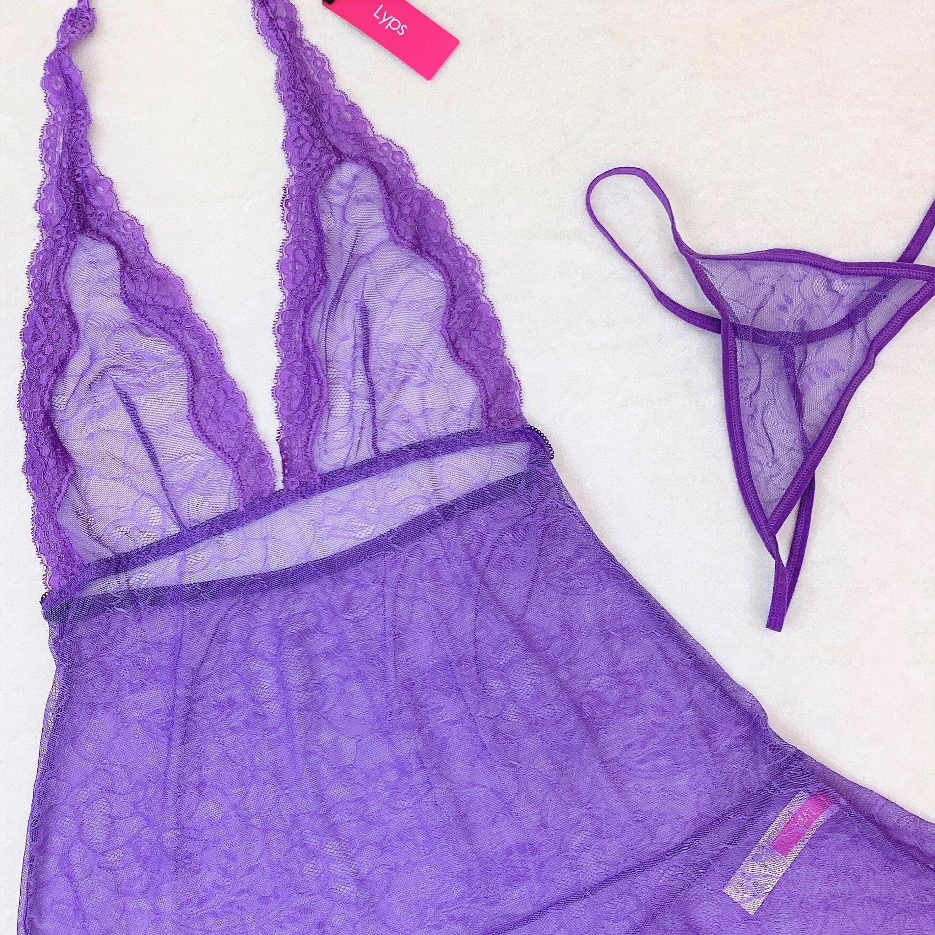 Lace Halter Chemise Lingerie Set - Sailor Saturn