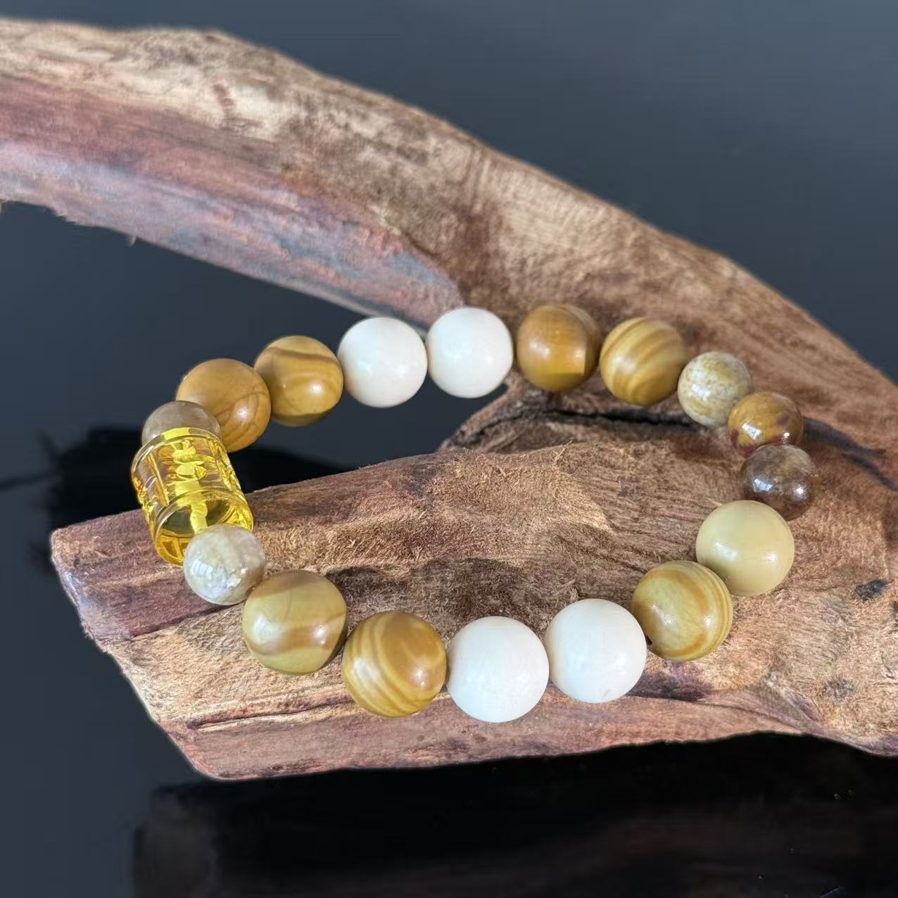 Low-Saturation Earth Tones | A Gentle and Luxurious Citrine & Multi-Gemstone Bracelet