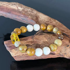 Low-Saturation Earth Tones | A Gentle and Luxurious Citrine & Multi-Gemstone Bracelet