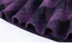 Elegant Pleated Woolen Skirt