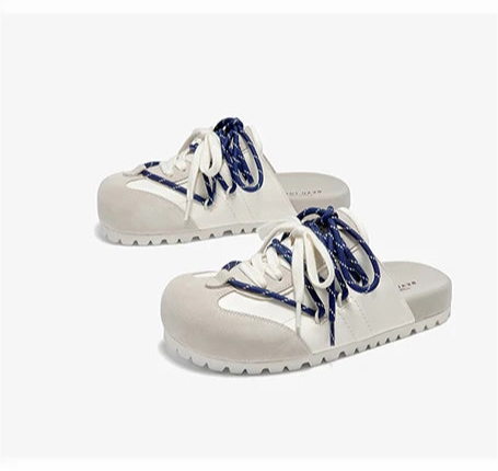 Beautiful Cross Tied Leather Slippers