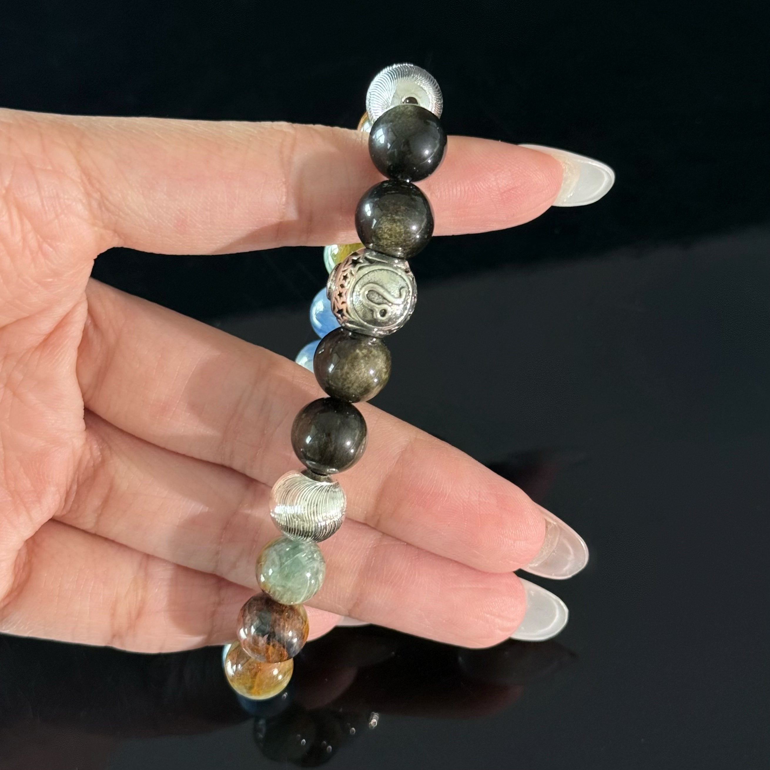 Leo Crystal Bracelet – Protection, Leadership & Confidence Energy