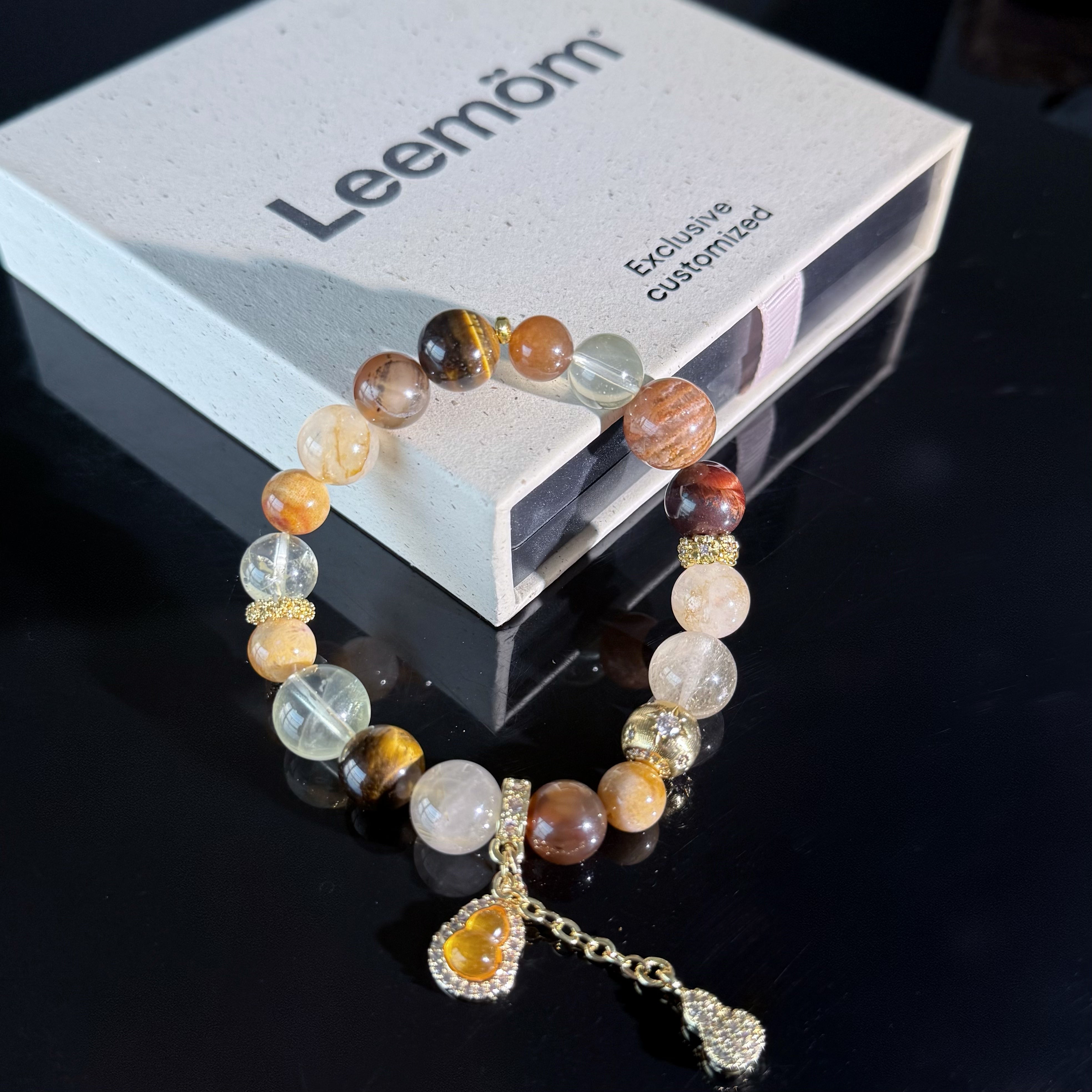 Tiger’s Eye & Citrine Wealth Bracelet – Success & Confidence Crystal Bracelet