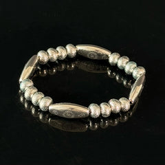 Taurus Zodiac Wooden & Hematite Bracelet Set – Grounding Crystal Bracelet for Strength & Stability